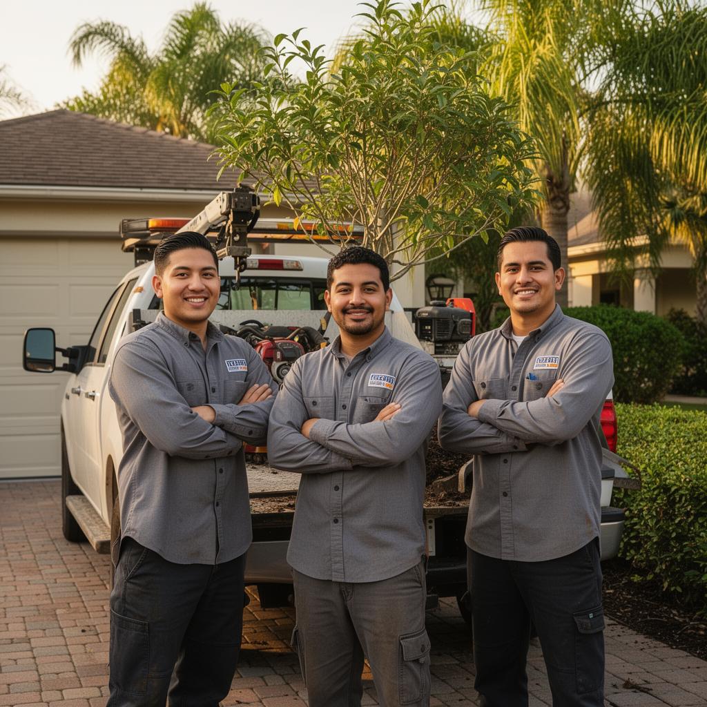 Lopez Tree Service crew